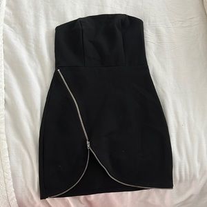 Revolve Strapless Dress with Zipper